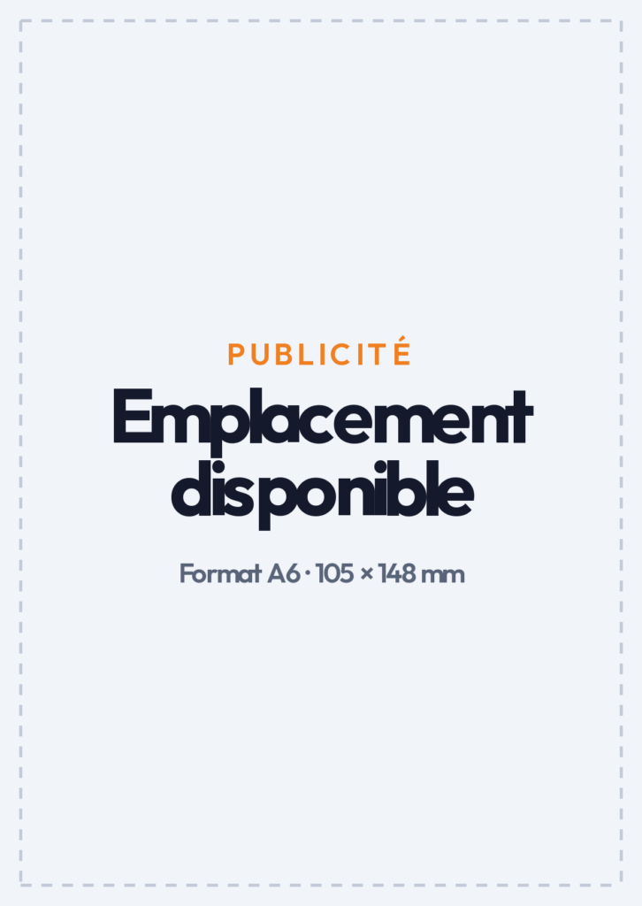 Emplacement publicitaire A6